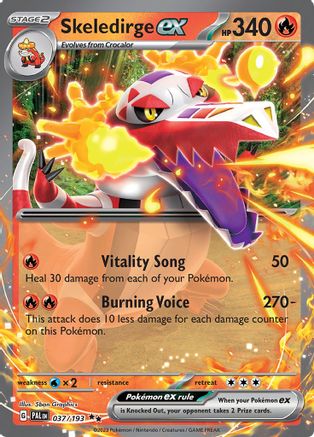 Image of Skeledirge ex (037/193) [Scarlet & Violet: Paldea Evolved]