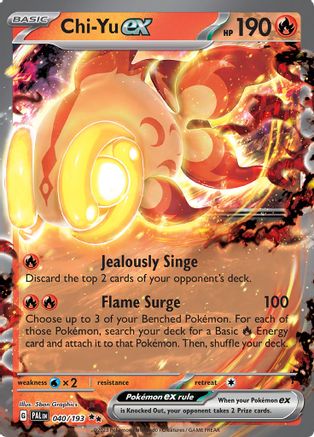 Image of Chi-Yu ex (040/193) [Scarlet & Violet: Paldea Evolved]
