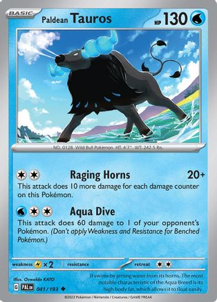 Image of Paldean Tauros (041/193) [Scarlet & Violet: Paldea Evolved]