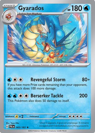Image of Gyarados (043/193) [Scarlet & Violet: Paldea Evolved]