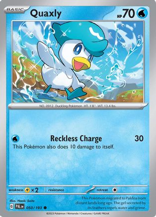 Image of Quaxly (050/193) [Scarlet & Violet: Paldea Evolved]