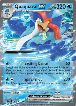 Image of Quaquaval ex (052/193) [Scarlet & Violet: Paldea Evolved]