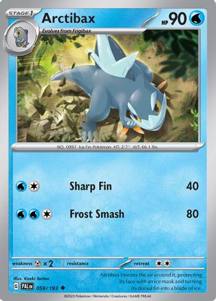 Image of Arctibax (059/193) [Scarlet & Violet: Paldea Evolved]