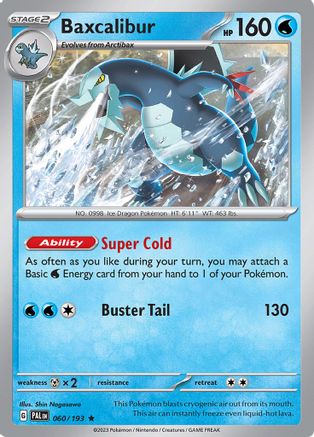 Image of Baxcalibur (060/193) [Scarlet & Violet: Paldea Evolved]