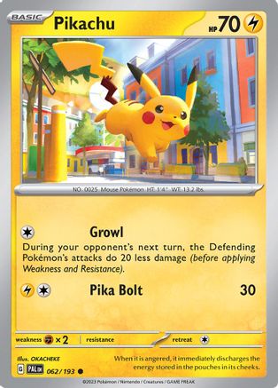 Image of Pikachu (062/193) [Scarlet & Violet: Paldea Evolved]
