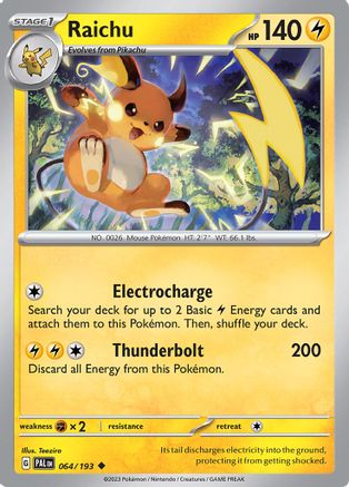 Image of Raichu (064/193) [Scarlet & Violet: Paldea Evolved]