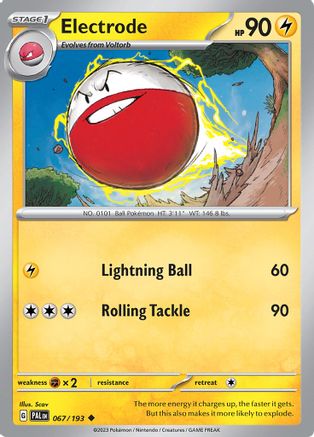 Image of Electrode (067/193) [Scarlet & Violet: Paldea Evolved]