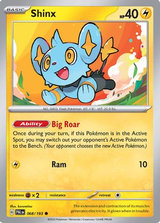 Image of Shinx (068/193) [Scarlet & Violet: Paldea Evolved]