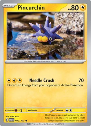 Image of Pincurchin (072/193) [Scarlet & Violet: Paldea Evolved]