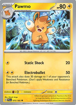 Image of Pawmo (075/193) [Scarlet & Violet: Paldea Evolved]