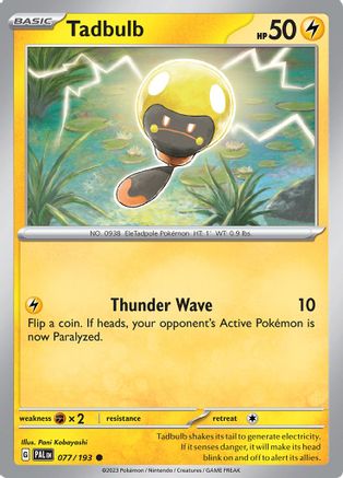 Image of Tadbulb (077/193) [Scarlet & Violet: Paldea Evolved]