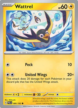 Image of Wattrel (080/193) [Scarlet & Violet: Paldea Evolved]