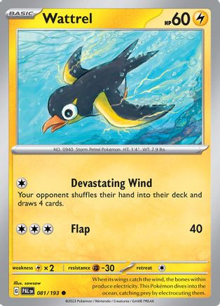 Image of Wattrel (081/193) [Scarlet & Violet: Paldea Evolved]