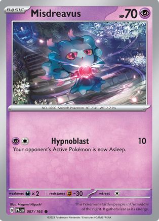 Image of Misdreavus (087/193) [Scarlet & Violet: Paldea Evolved]