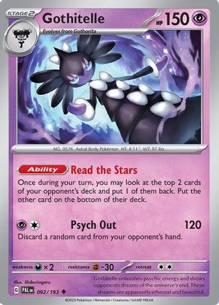 Image of Gothitelle (092/193) [Scarlet & Violet: Paldea Evolved]