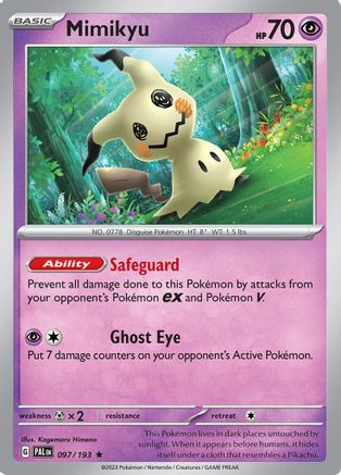 Image of Mimikyu (097/193) [Scarlet & Violet: Paldea Evolved]