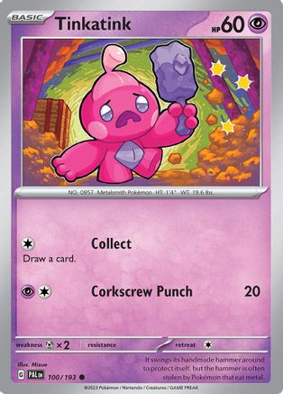 Image of Tinkatink (100/193) [Scarlet & Violet: Paldea Evolved]