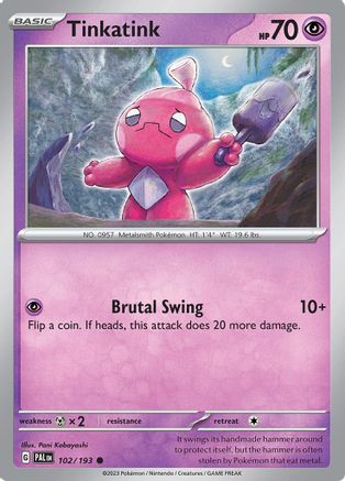 Image of Tinkatink (102/193) [Scarlet & Violet: Paldea Evolved]