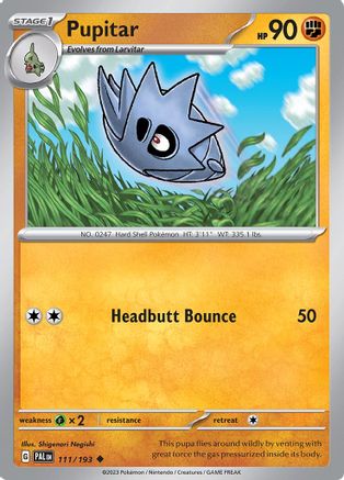 Image of Pupitar (111/193) [Scarlet & Violet: Paldea Evolved]