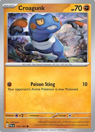 Image of Croagunk (114/193) [Scarlet & Violet: Paldea Evolved]