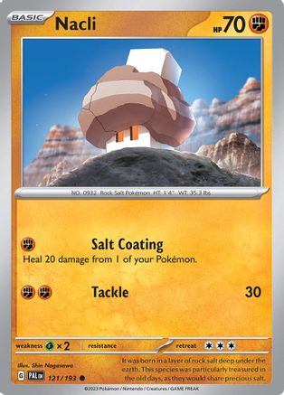 Image of Nacli (121/193) [Scarlet & Violet: Paldea Evolved]