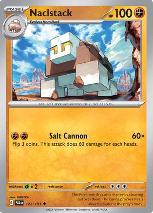 Image of Naclstack (122/193) [Scarlet & Violet: Paldea Evolved]