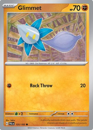 Image of Glimmet (125/193) [Scarlet & Violet: Paldea Evolved]
