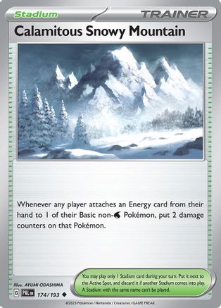 Image of Calamitous Snowy Mountain (174/193) [Scarlet & Violet: Paldea Evolved]