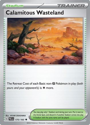 Image of Calamitous Wasteland (175/193) [Scarlet & Violet: Paldea Evolved]