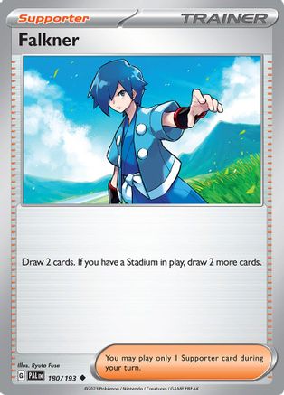 Image of Falkner (180/193) [Scarlet & Violet: Paldea Evolved]