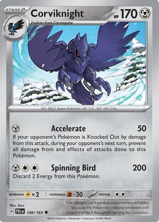 Image of Corviknight (148/193) [Scarlet & Violet: Paldea Evolved]