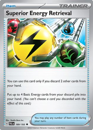 Image of Superior Energy Retrieval (189/193) [Scarlet & Violet: Paldea Evolved]