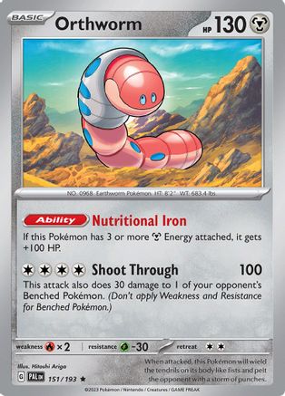 Image of Orthworm (151/193) [Scarlet & Violet: Paldea Evolved]