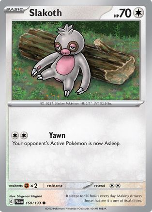 Image of Slakoth (160/193) [Scarlet & Violet: Paldea Evolved]