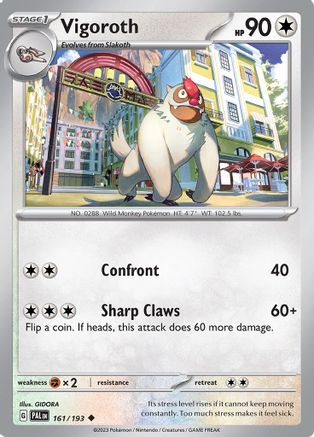 Image of Vigoroth (161/193) [Scarlet & Violet: Paldea Evolved]