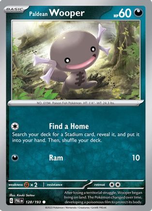 Image of Paldean Wooper (128/193) [Scarlet & Violet: Paldea Evolved]