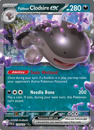 Image of Paldean Clodsire ex (130/193) [Scarlet & Violet: Paldea Evolved]