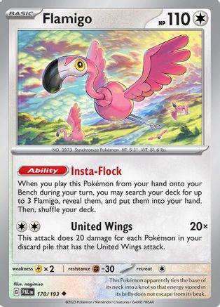 Image of Flamigo (170/193) [Scarlet & Violet: Paldea Evolved]
