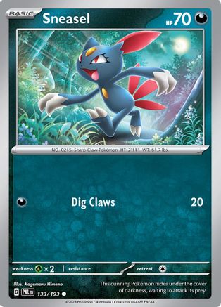 Image of Sneasel (133/193) [Scarlet & Violet: Paldea Evolved]