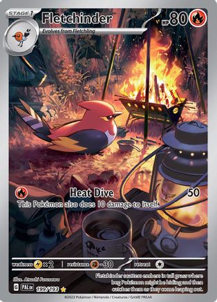 Image of Fletchinder (199/193) [Scarlet & Violet: Paldea Evolved]