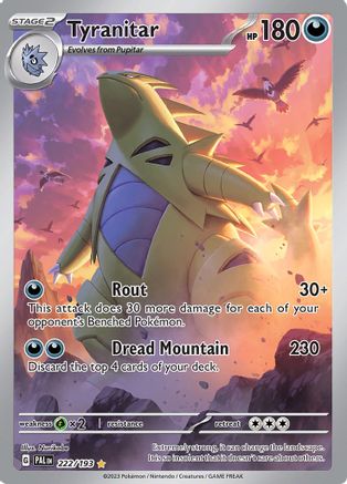 Image of Tyranitar (222/193) [Scarlet & Violet: Paldea Evolved]
