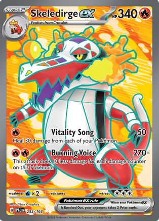 Image of Skeledirge ex (233/193) [Scarlet & Violet: Paldea Evolved]