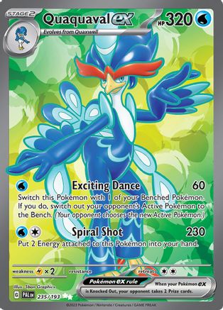Image of Quaquaval ex (235/193) [Scarlet & Violet: Paldea Evolved]