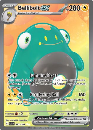 Image of Bellibolt ex (237/193) [Scarlet & Violet: Paldea Evolved]