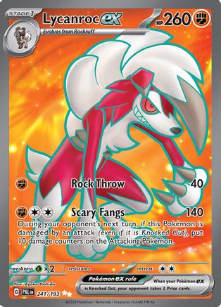 Image of Lycanroc ex (241/193) [Scarlet & Violet: Paldea Evolved]