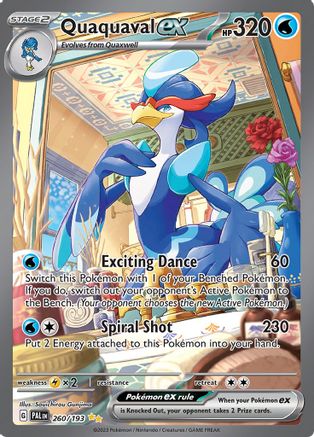 Image of Quaquaval ex (260/193) [Scarlet & Violet: Paldea Evolved]