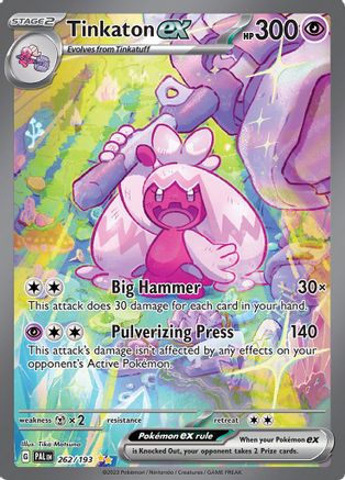 Image of Tinkaton ex (262/193) [Scarlet & Violet: Paldea Evolved]