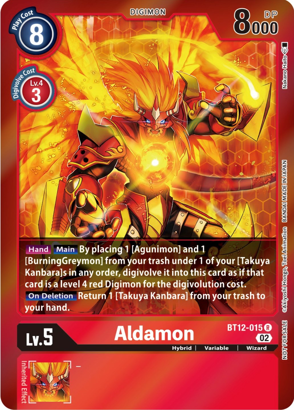 Image of Aldamon [BT12-015] (Tamer Party -Special-) [Across Time Promos]