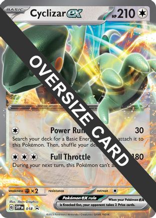 Image of Cyclizar ex (018) (Jumbo Card) [Scarlet & Violet: Black Star Promos]