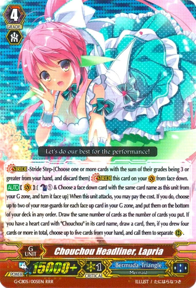 Image of Chouchou Headliner, Lapria (G-CB05/005EN) [Prismatic Divas]